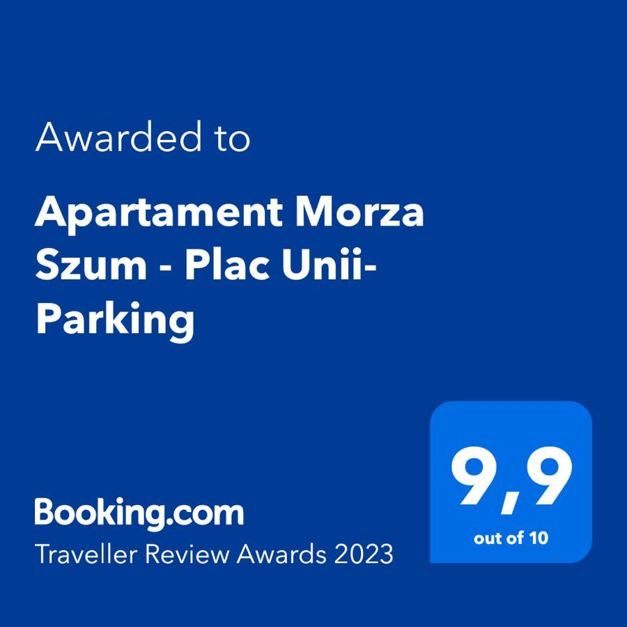 Apartament Morza Szum - Plac Unii- Parking Gdynia Kültér fotó